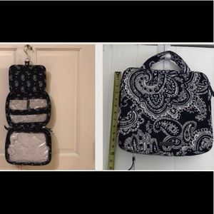 *PAIR* Vera Bradley perform. twill paisley travel